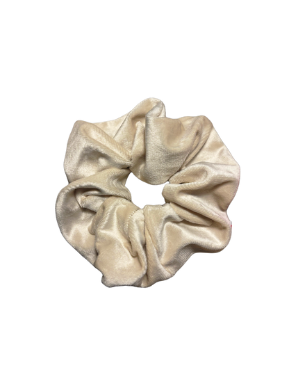 “Crème Velvet” scrunchie