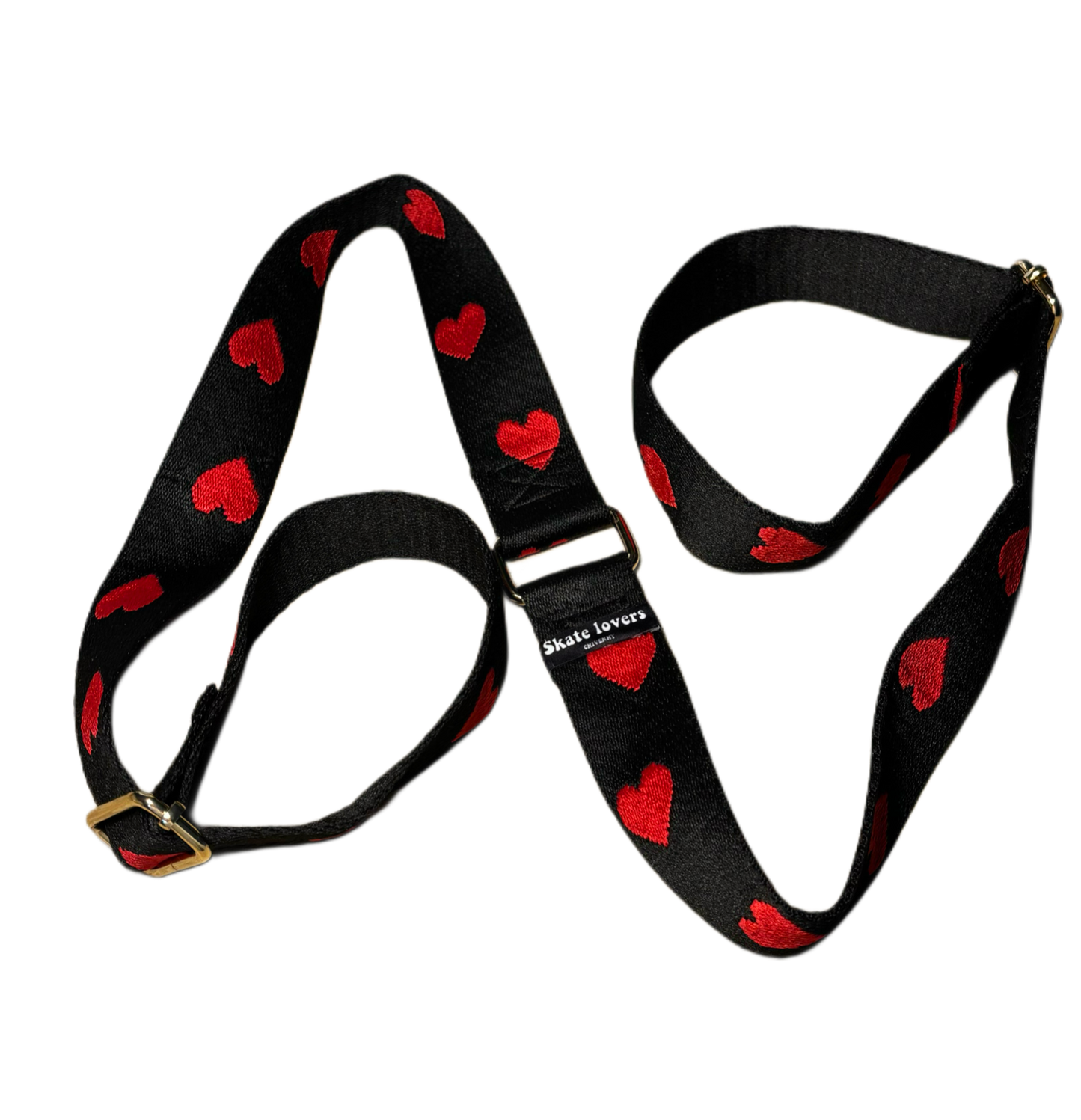 Red heart leash